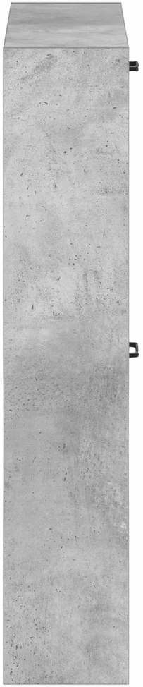 Sieninis batų kabinetas HAARLEM 71 x 17 x 86 cm Betono pilka