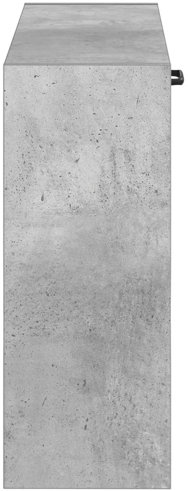 Sieninis batų kabinetas HAARLEM 71 x 17 x 43 cm Betono pilka