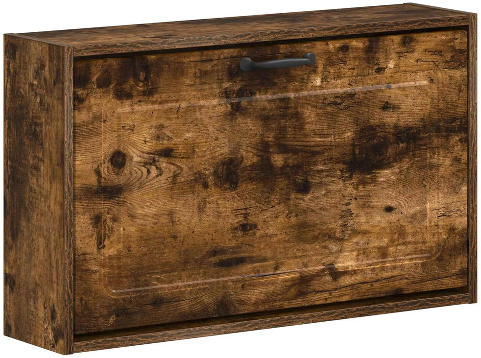 Sieninis batų kabinetas UTRECHT 71 x 17 x 43 cm Dūminio ąžuolo