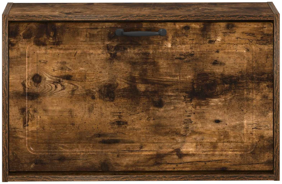 Sieninis batų kabinetas UTRECHT 71 x 17 x 43 cm Dūminio ąžuolo