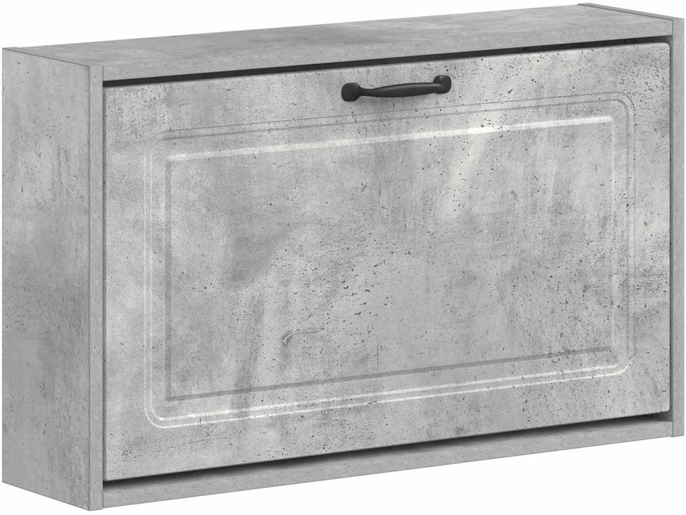 Sieninis batų kabinetas UTRECHT 71 x 17 x 43 cm Betono pilka