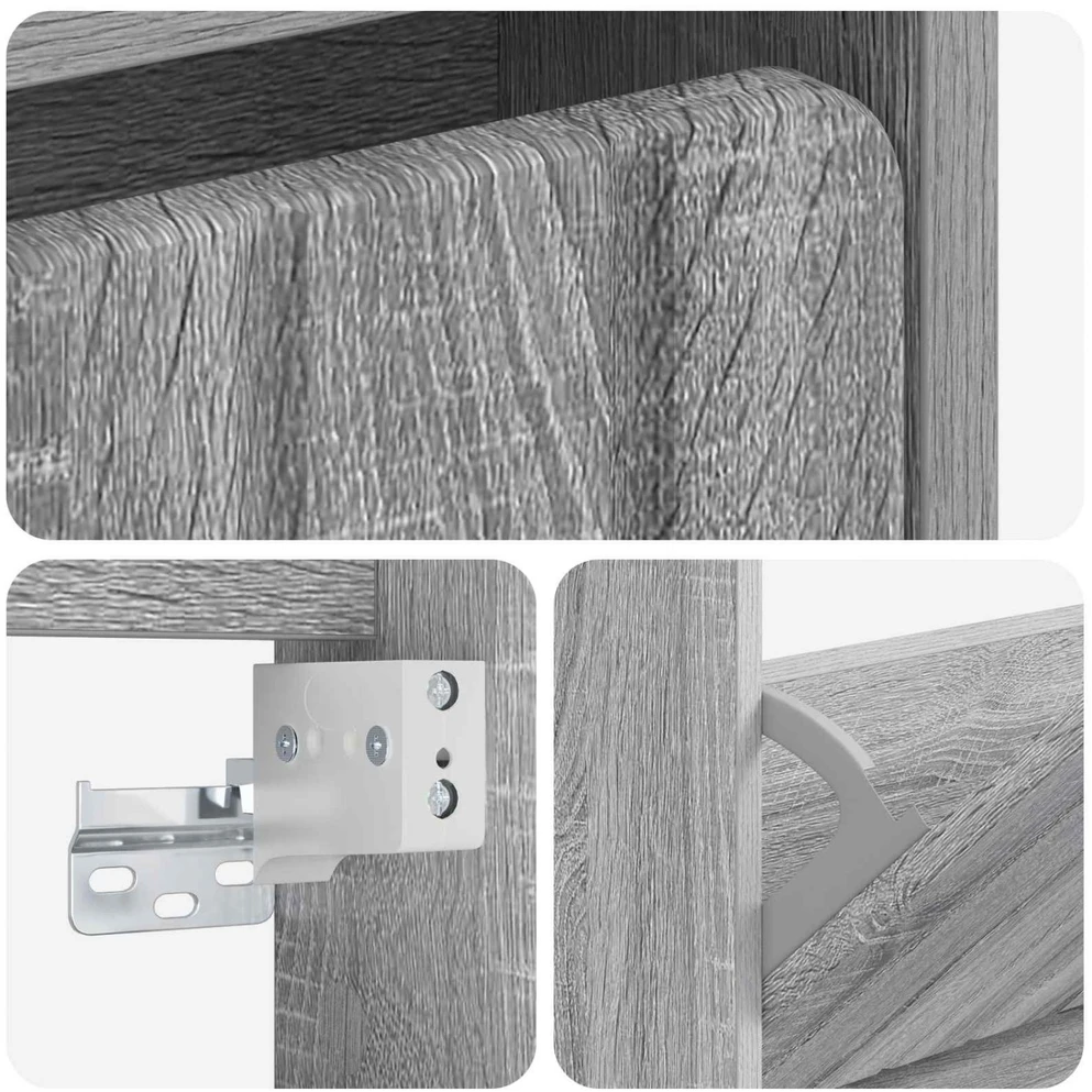 Sieninis batų kabinetas ZWOLLE 71 x 17 x 43 cm Apdirbta mediena