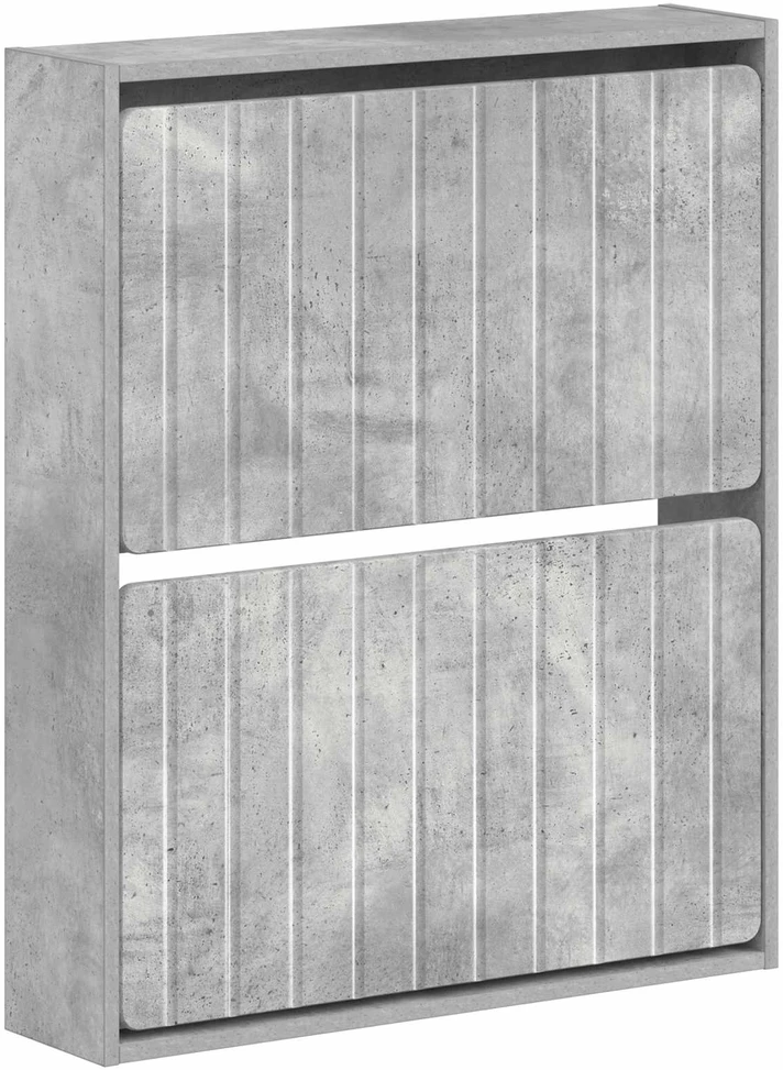 Sieninis batų kabinetas ZWOLLE 71 x 17 x 86 cm Apdirbta mediena