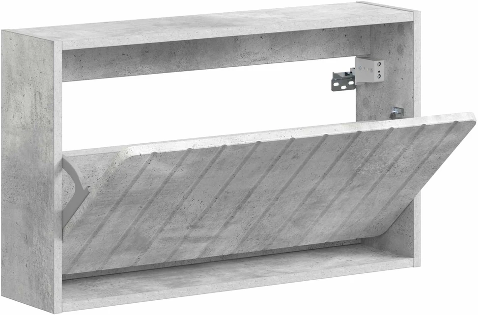 Sieninis batų kabinetas ZWOLLE 71 x 17 x 43 cm Apdirbta mediena
