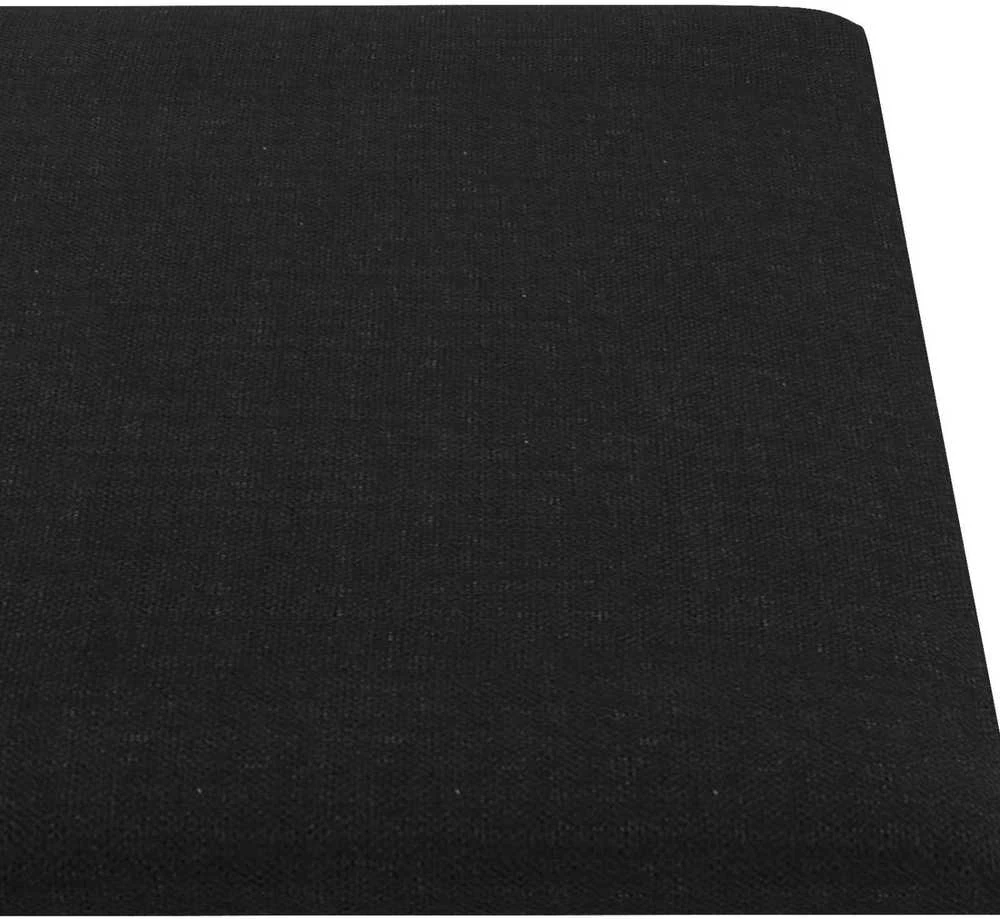 Sieninis galvūgalis 12 vnt. 90 x 15 cm Juoda audinys