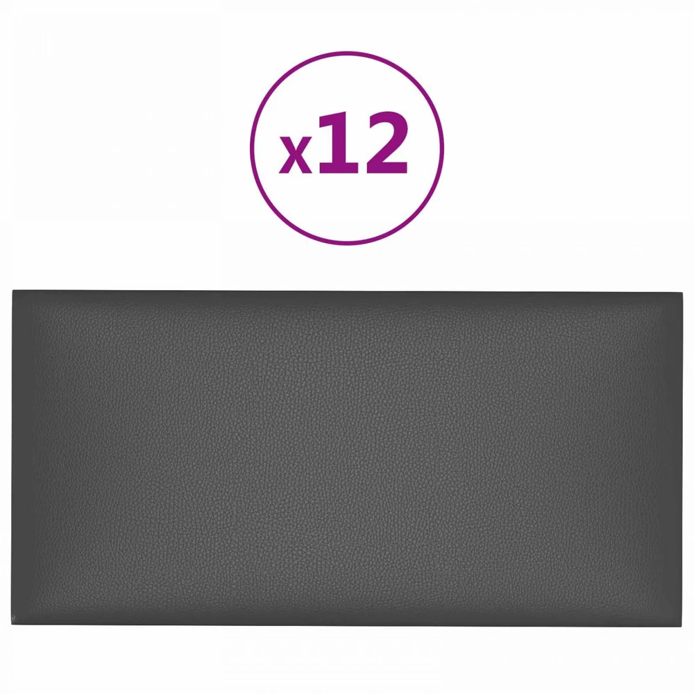 Sieninis galvūgalis 12 vnt. 30 x 15 cm Pilka audinys
