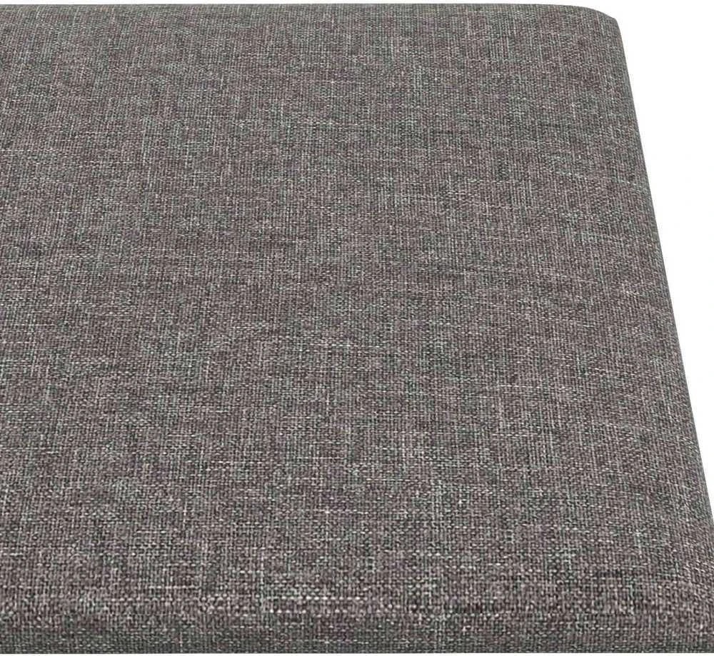 Sieninis galvūgalis 12 vnt. 90 x 15 cm Šviesiai pilka audinys