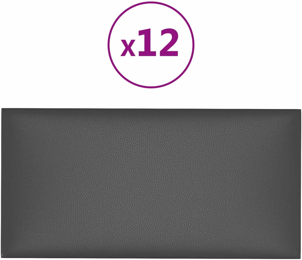 Sieninis galvūgalis 12 vnt. 30 x 15 cm Pilka audinys