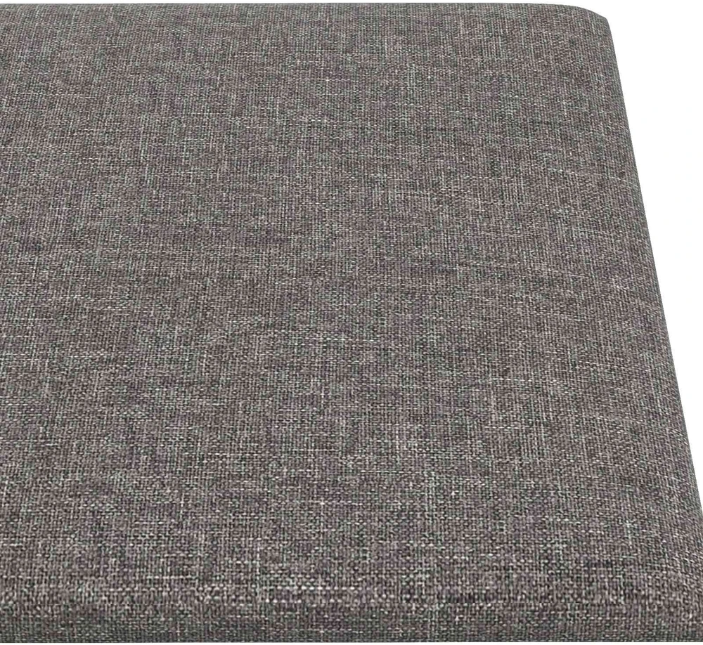 Sieninis galvūgalis 12 vnt. 90 x 15 cm Šviesiai pilka audinys