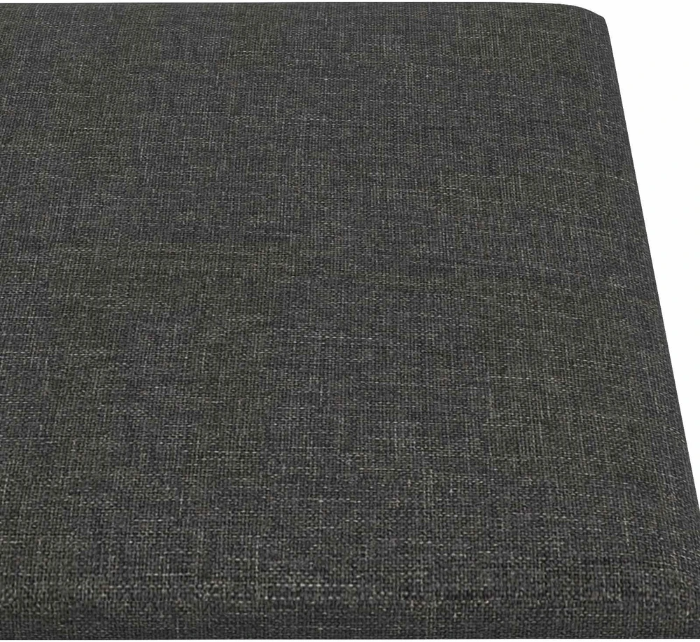 Sieninis galvūgalis 12 vnt. 90 x 15 cm Tamsiai pilka audinys