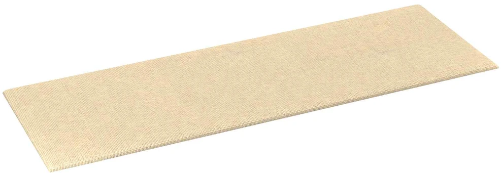 Sieninis galvūgalis 12 vnt. 90 x 30 cm Kreminė audinys
