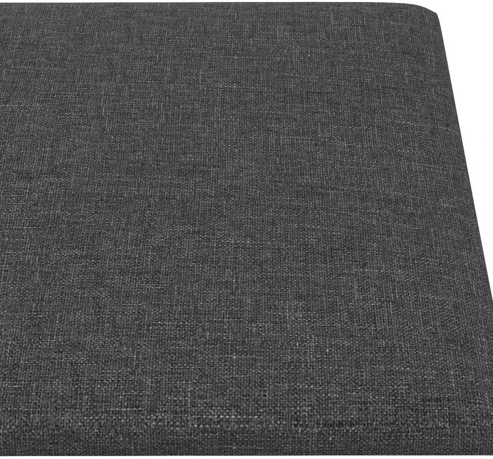 Sieninis galvūgalis 12 vnt. 90 x 30 cm Tamsiai pilka audinys
