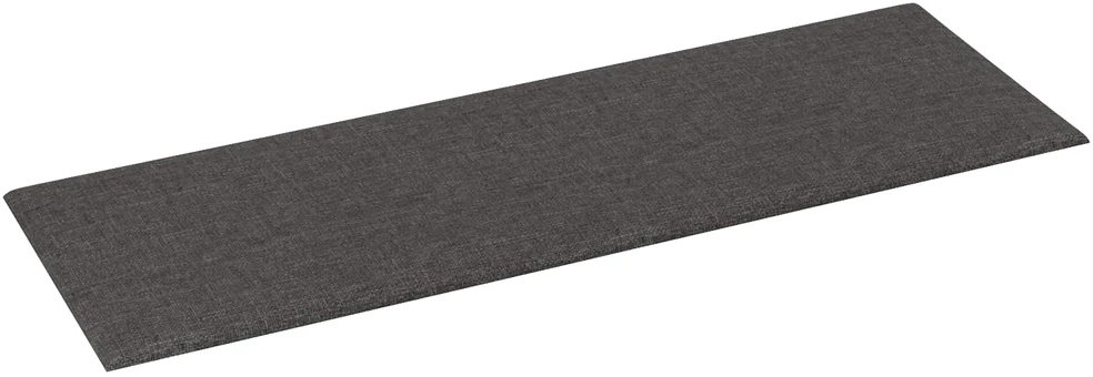 Sieninis galvūgalis 12 vnt. 90 x 30 cm Tamsiai pilka audinys