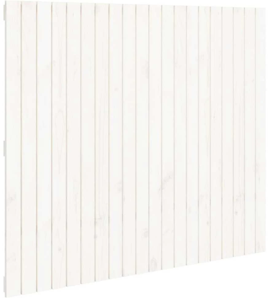 Sieninis galvūgalis, baltas, 127,5x3x110cm, pušies masyvas