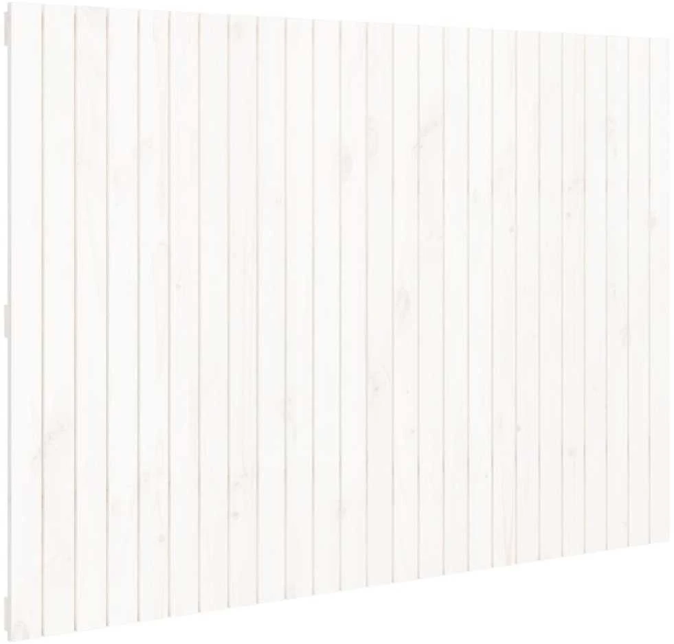 Sieninis galvūgalis, baltas, 159,5x3x110cm, pušies masyvas