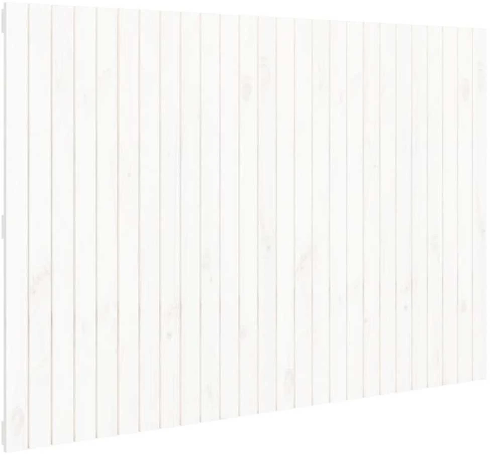 Lova Sieninis galvūgalis, baltas, 166x3x110cm, pušies masyvas
