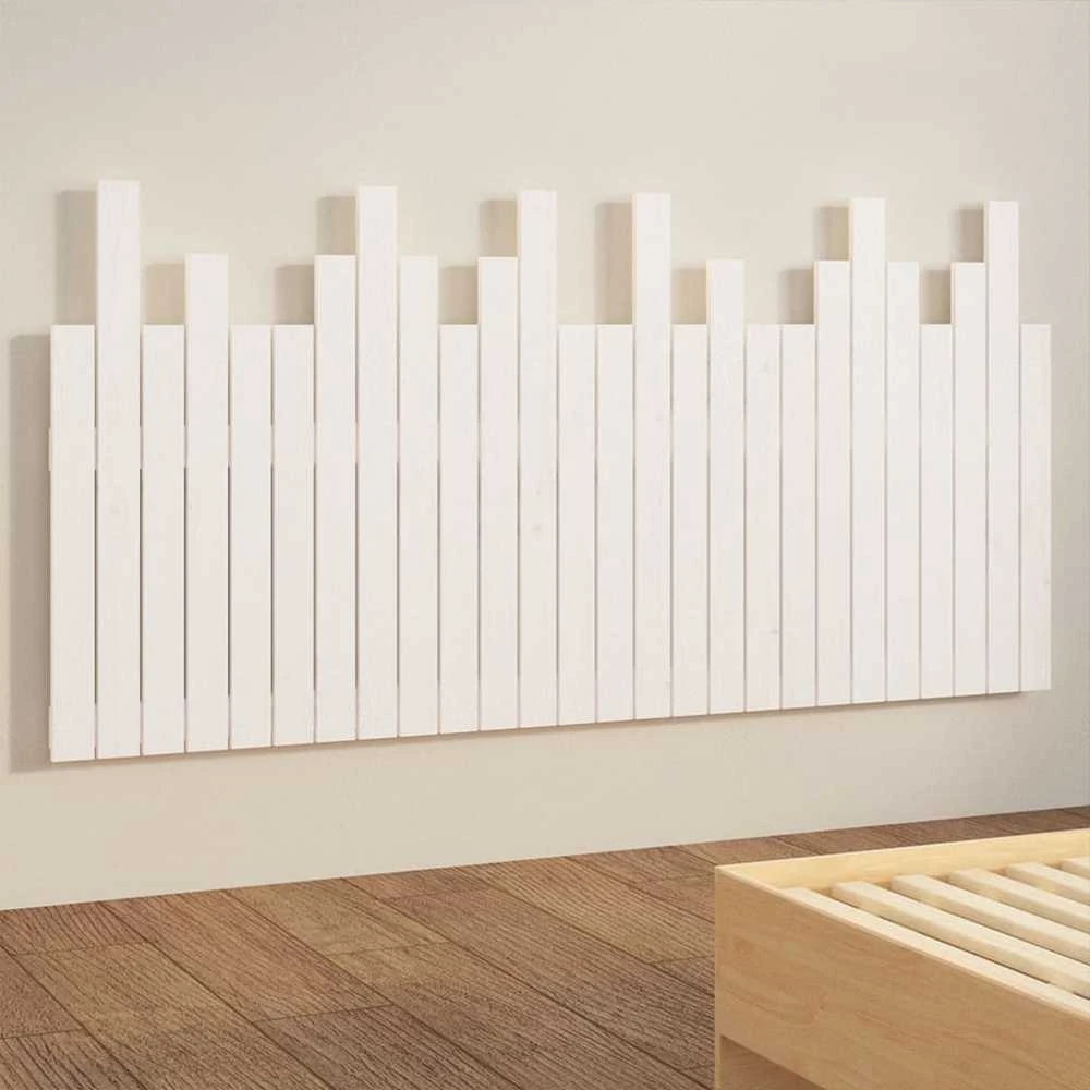 Sieninis galvūgalis, baltas, 166x3x80cm, pušies masyvas