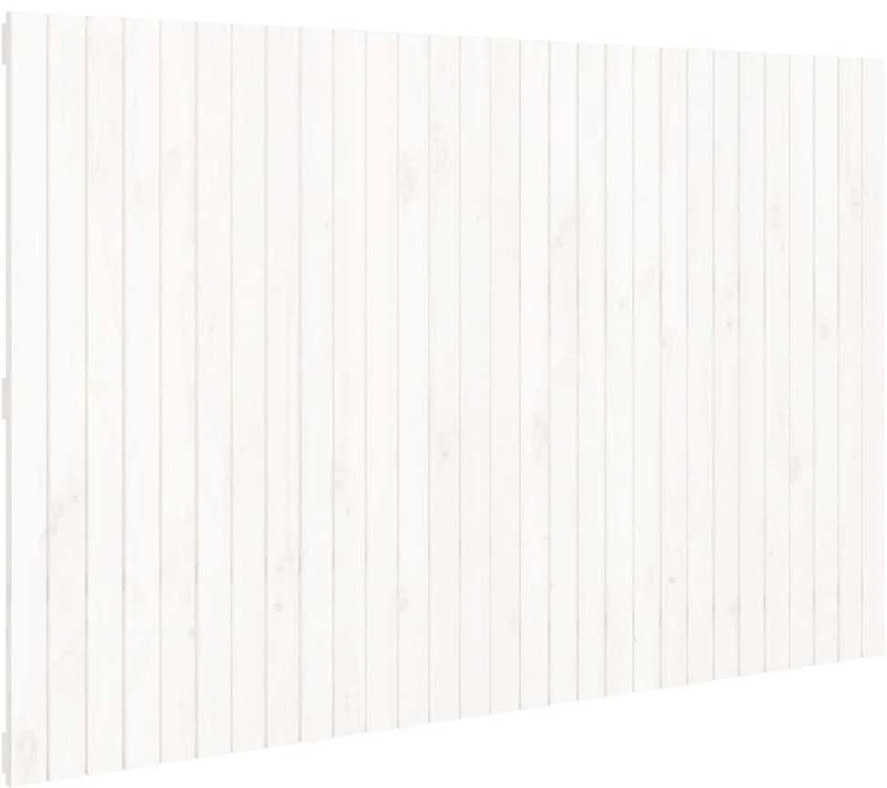 Lova Sieninis galvūgalis, baltas, 185x3x110cm, pušies masyvas