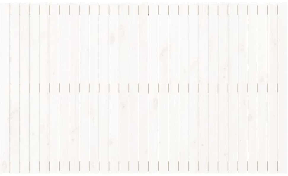 Lova Sieninis galvūgalis, baltas, 185x3x110cm, pušies masyvas
