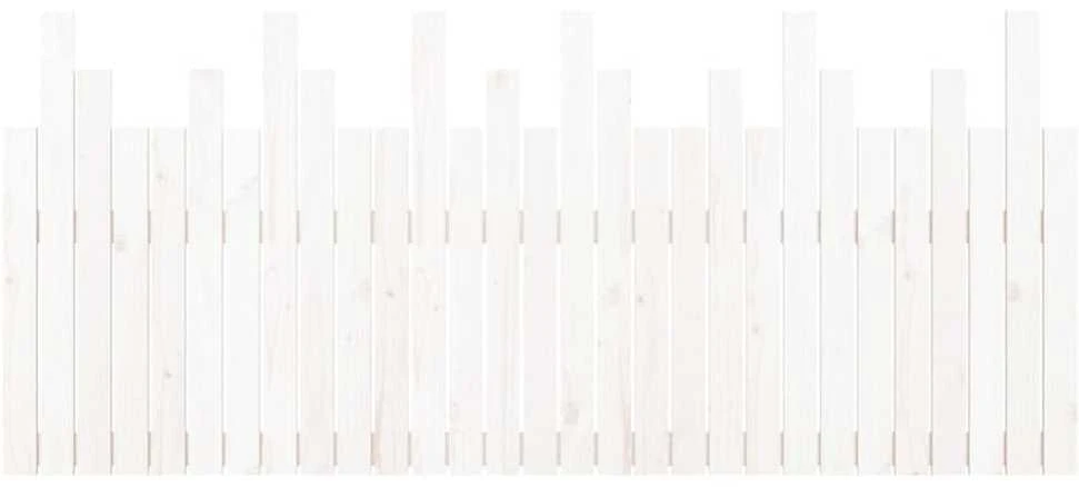 Sieninis galvūgalis, baltas, 185x3x80cm, pušies masyvas