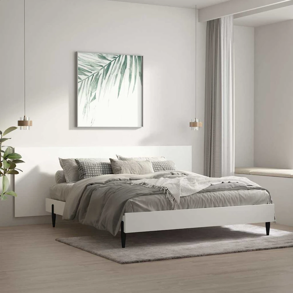 Sieninis galvūgalis, baltas, 240x1,5x80cm, apdirbta mediena
