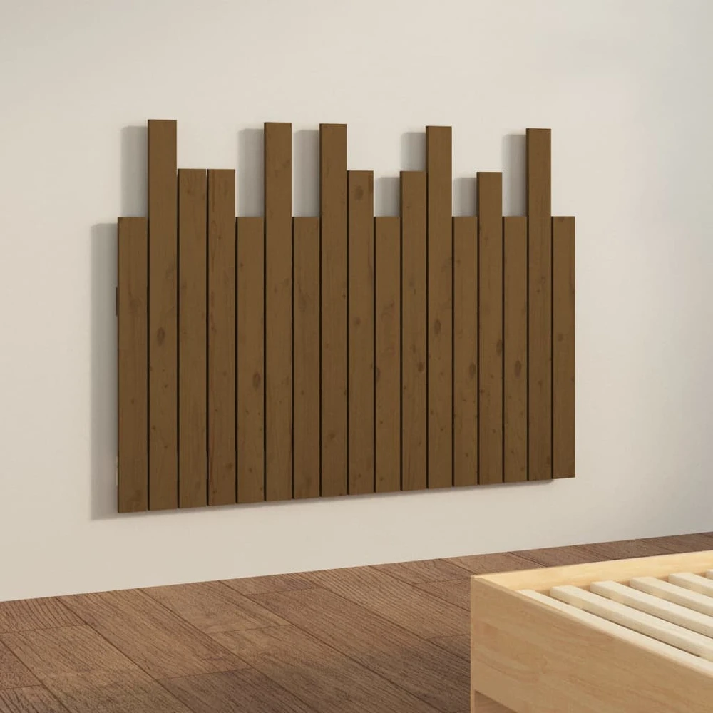Lova Sieninis galvūgalis, medaus rudas, 108x3x80cm, pušies masyvas