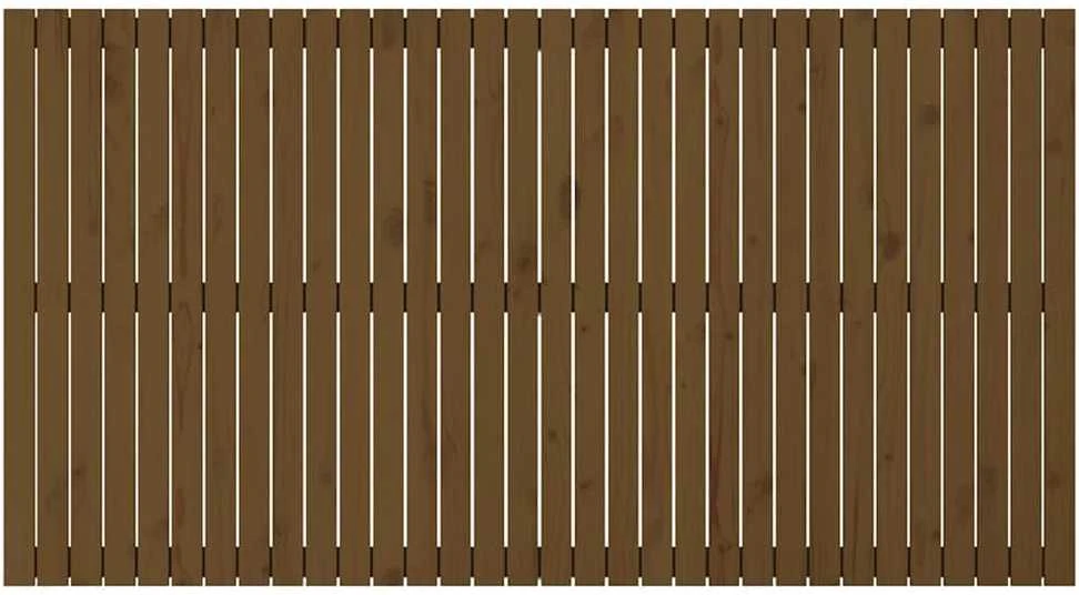 Lova Sieninis galvūgalis, medaus rudas, 204x3x110cm, pušies masyvas