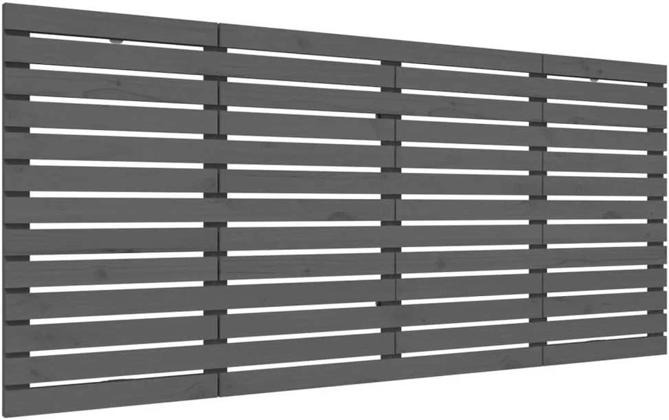 Sieninis galvūgalis, pilkas, 206x3x91,5cm, pušies masyvas