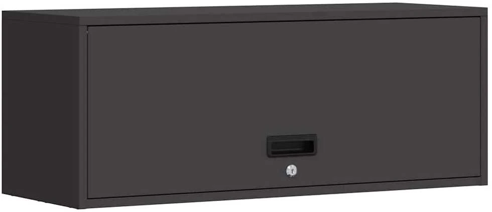 Sieninis kabinetas garažui Juoda 90 x 33 x 35 cm
