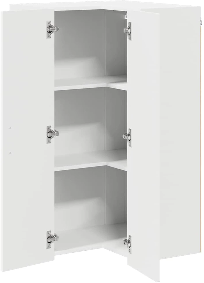 Sieninis kampinis kabinetas LUCCA Balta 57 x 57 x 100 cm