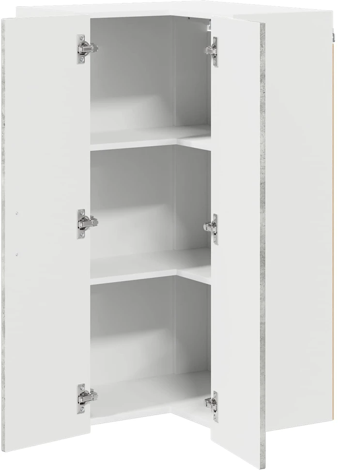 Sieninis kampinis kabinetas LUCCA Betono pilka 57 x 57 x 100 cm