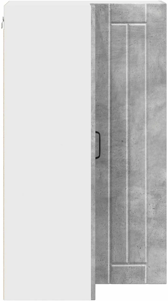 Sieninis kampinis kabinetas LUCCA Betono pilka 57 x 57 x 100 cm