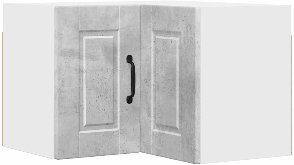 Sieninis kampinis kabinetas PORTO Betono pilka 57 x 57 x 40 cm