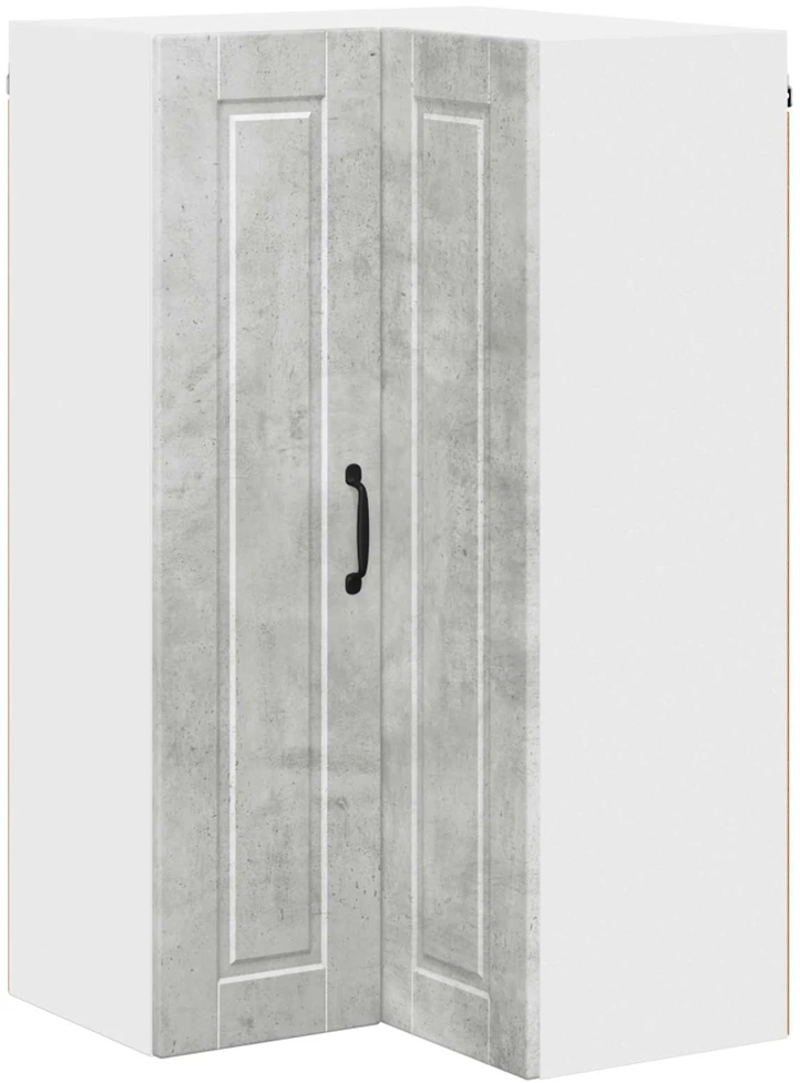 Sieninis kampinis kabinetas PORTO Betono pilka 57 x 57 x 100 cm