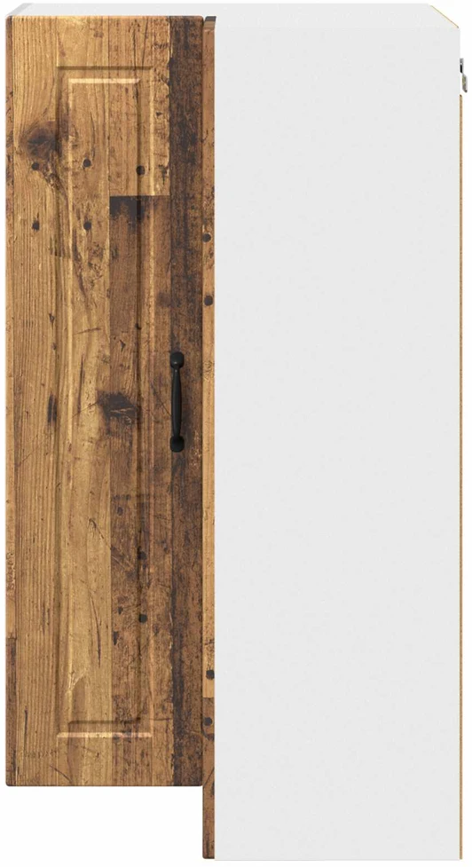 Sieninis kampinis kabinetas PORTO Senas medis 57 x 57 x 100 cm