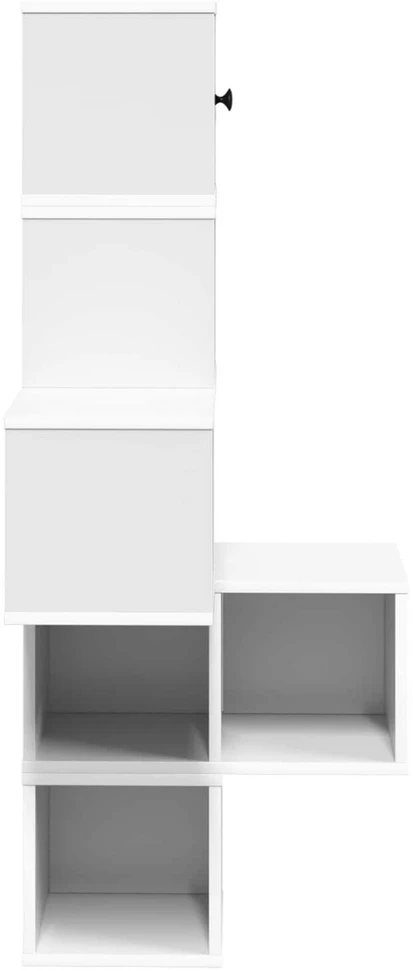 Sieninis kampinis lentynas Balta 48 x 48 x 120 cm