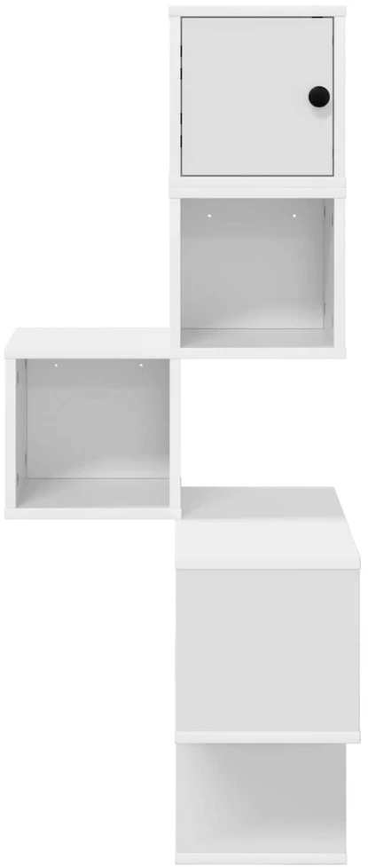 Sieninis kampinis lentynas Balta 48 x 48 x 120 cm
