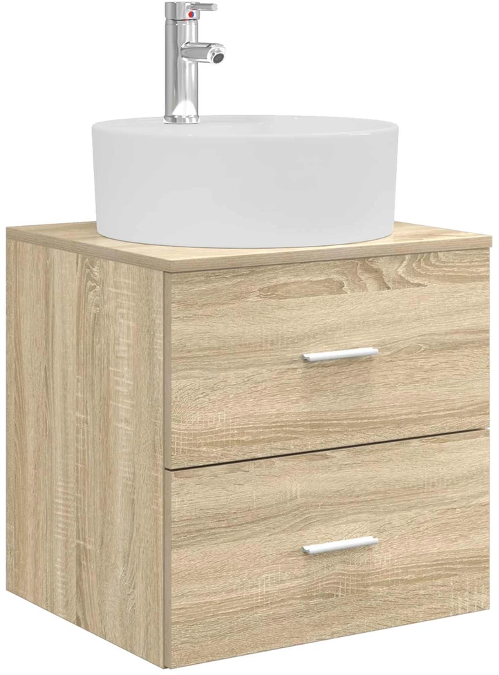 Sieninis kriauklės spintelė Sonoma ąžuolas 49,5 x 44,5 x 65 cm