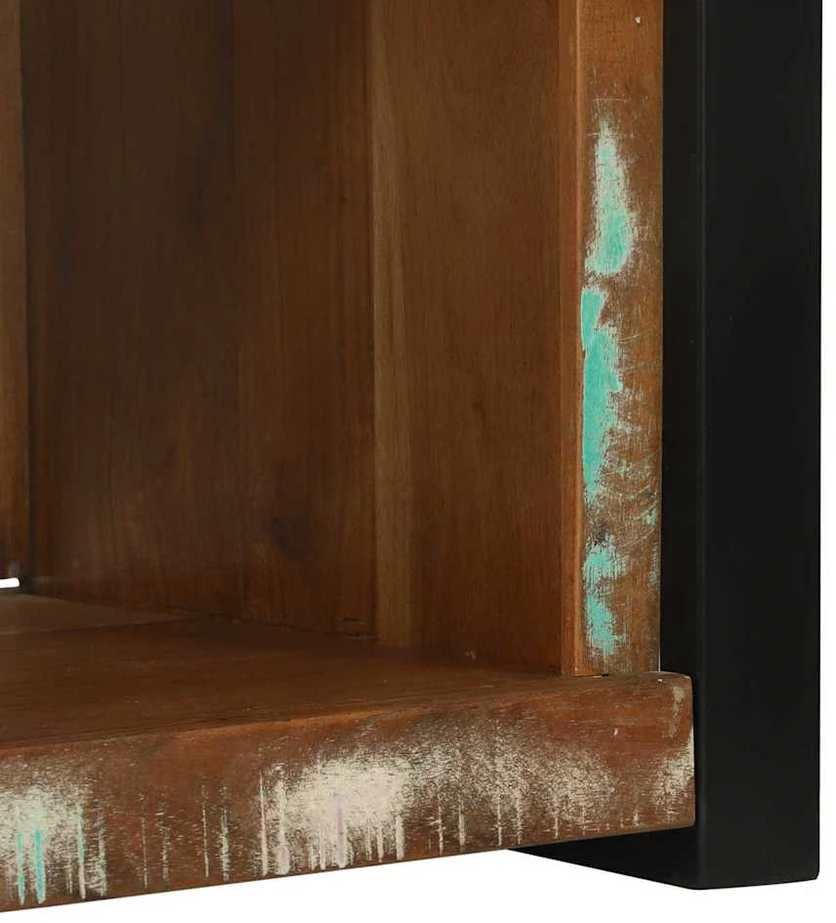 Sieninis Kubas Ruda 55 x 35 x 40 cm Kietas atkurtas medis