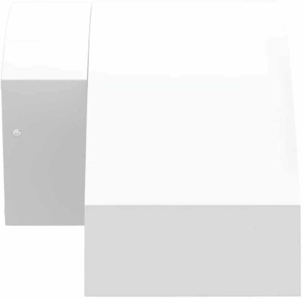 Sieninis šviestuvas Sieninis lauko LED šviestuvas su jutikliu, baltas, aliuminis