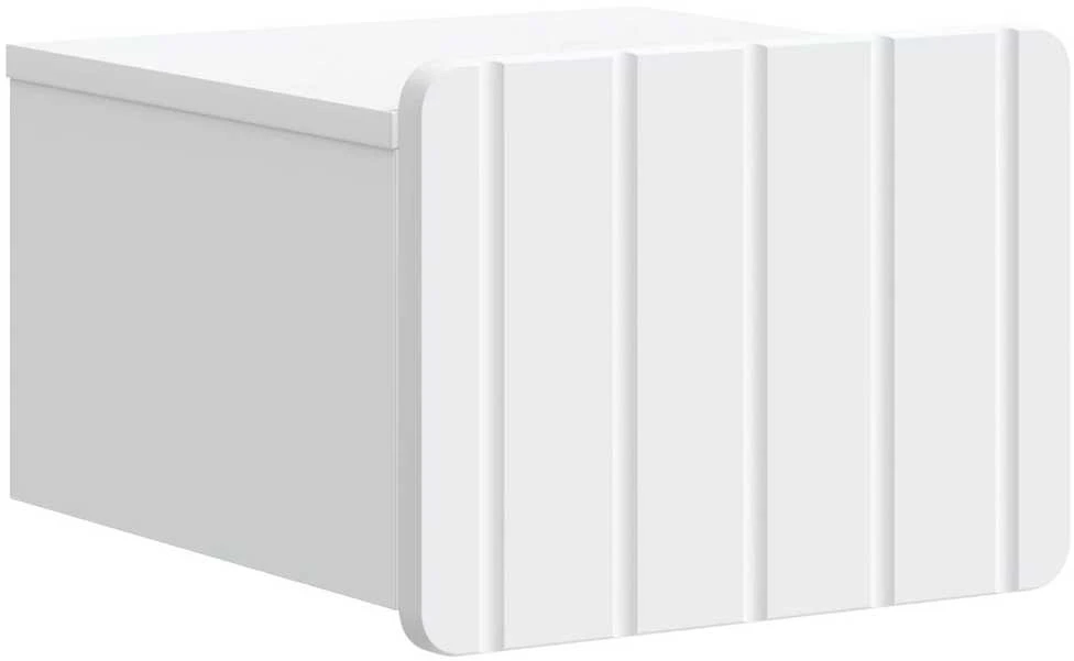 Sieninis naktinis staliukas 2 vnt. Balta 33 x 34,5 x 24 cm