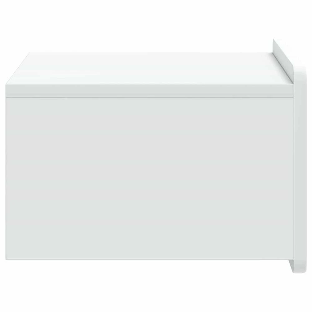Sieninis naktinis staliukas 2 vnt. Balta 49 x 34,5 x 24 cm
