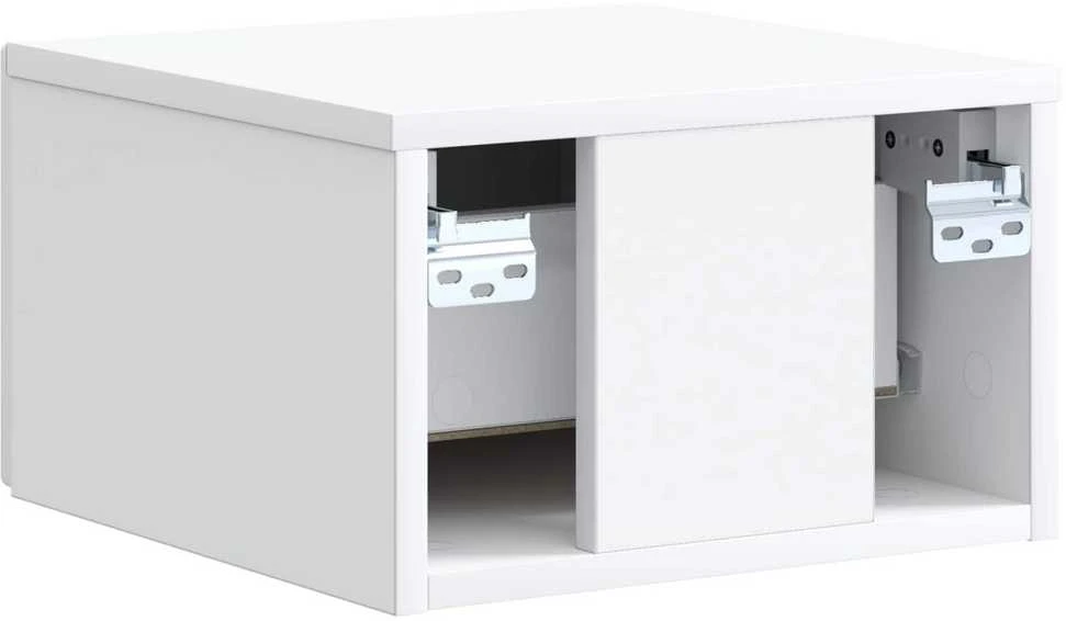 Sieninis naktinis staliukas 2 vnt. Balta 33 x 34,5 x 20 cm