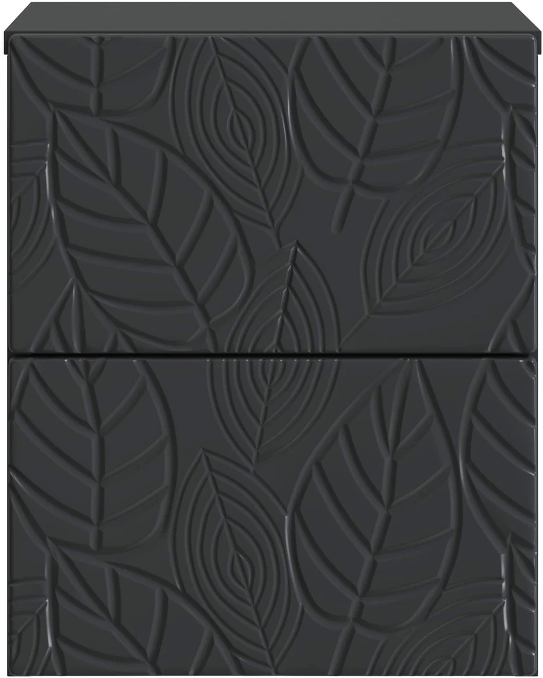 Sieninis naktinis staliukas Juoda 34,5 x 33 x 40 cm