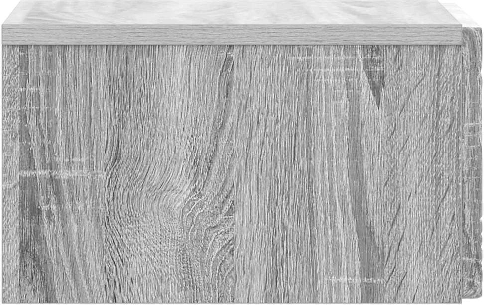 Sieninis naktinis staliukas Pilka Sonoma 49 x 34,5 x 20 cm