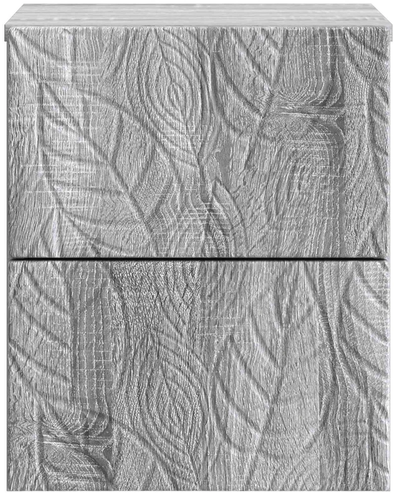 Sieninis naktinis staliukas Pilka Sonoma 34,5 x 33 x 40 cm