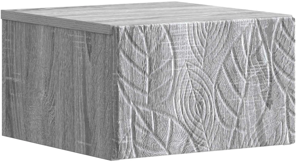 Sieninis naktinis staliukas Pilka Sonoma 49 x 34,5 x 20 cm