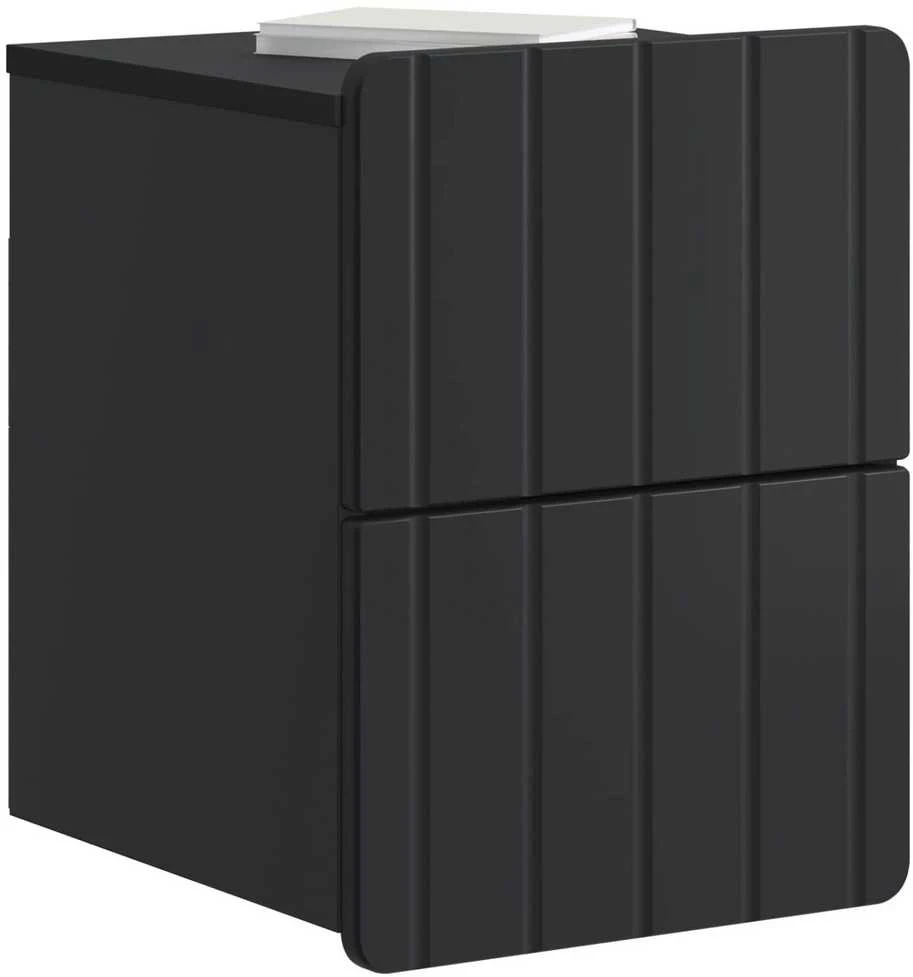 Sieninis naktinis staliukas Juoda 33 x 34,5 x 43 cm