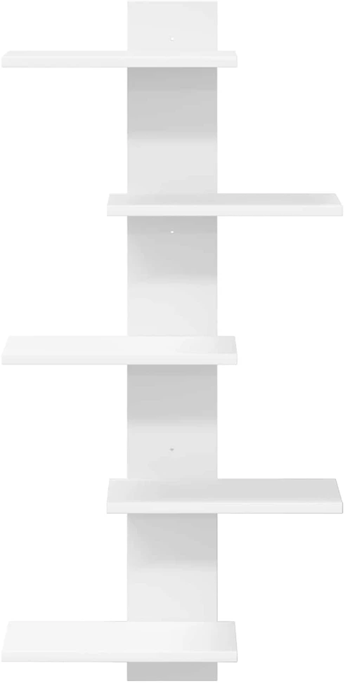 Sieninis Plūduriuojantis Lentynas Balta 48,5 x 15 x 101 cm
