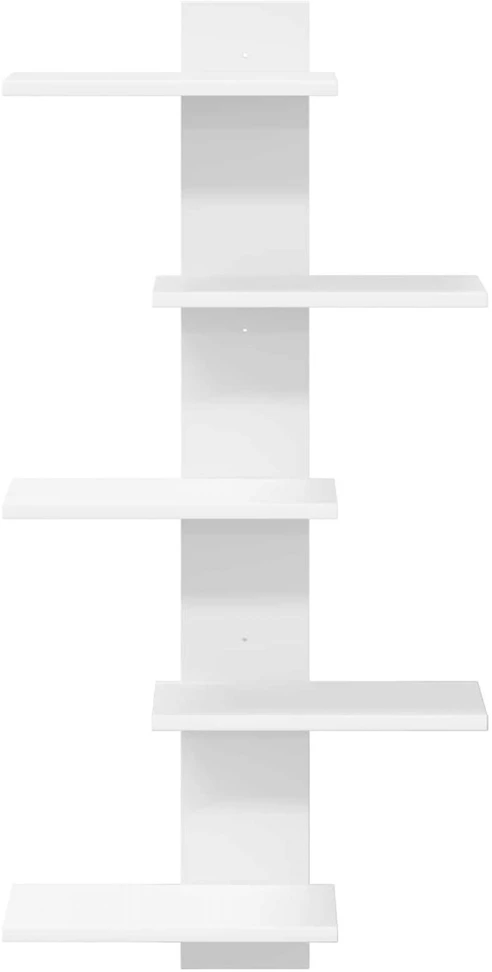 Sieninis Plūduriuojantis Lentynas Balta 48,5 x 15 x 101 cm
